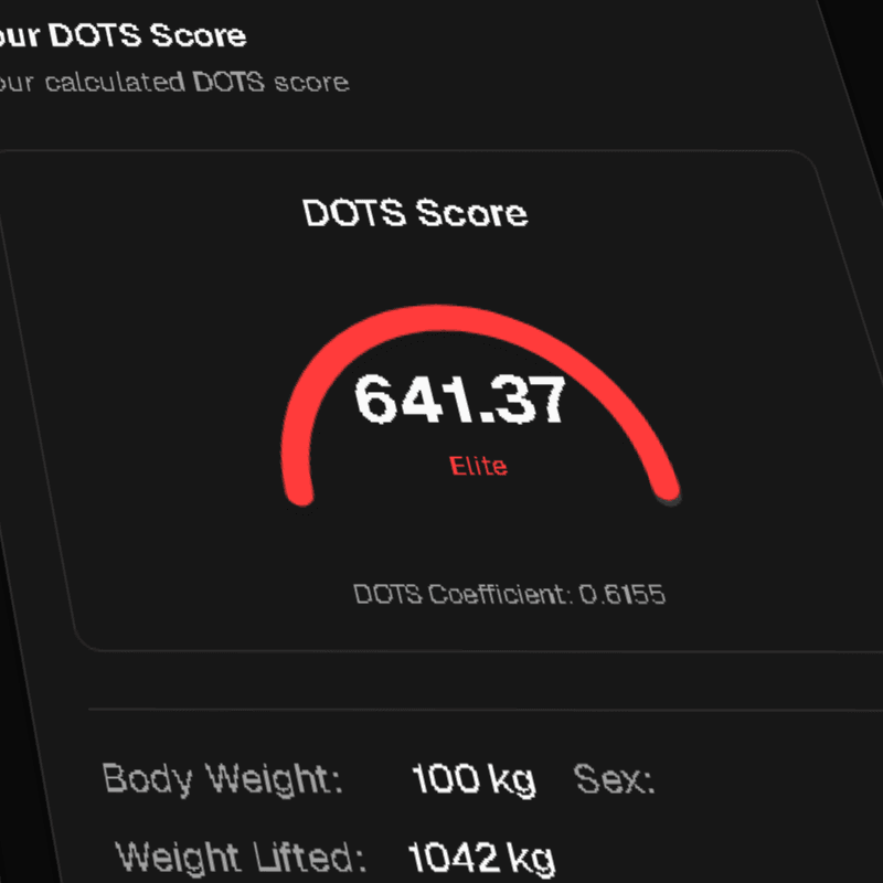 DOTS calculator
